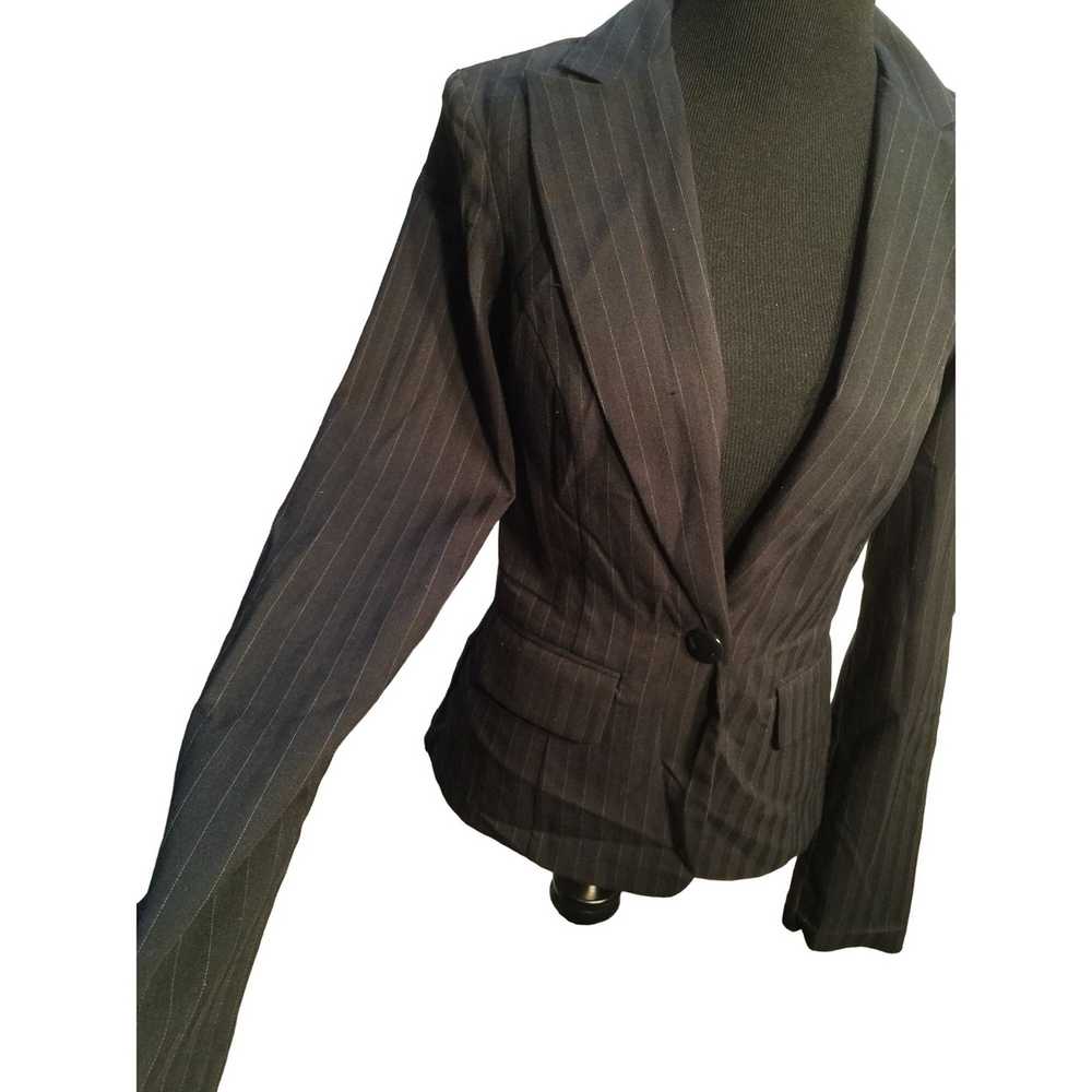 Other BCX Gray Pinstripe Double Breasted Blazer -… - image 3