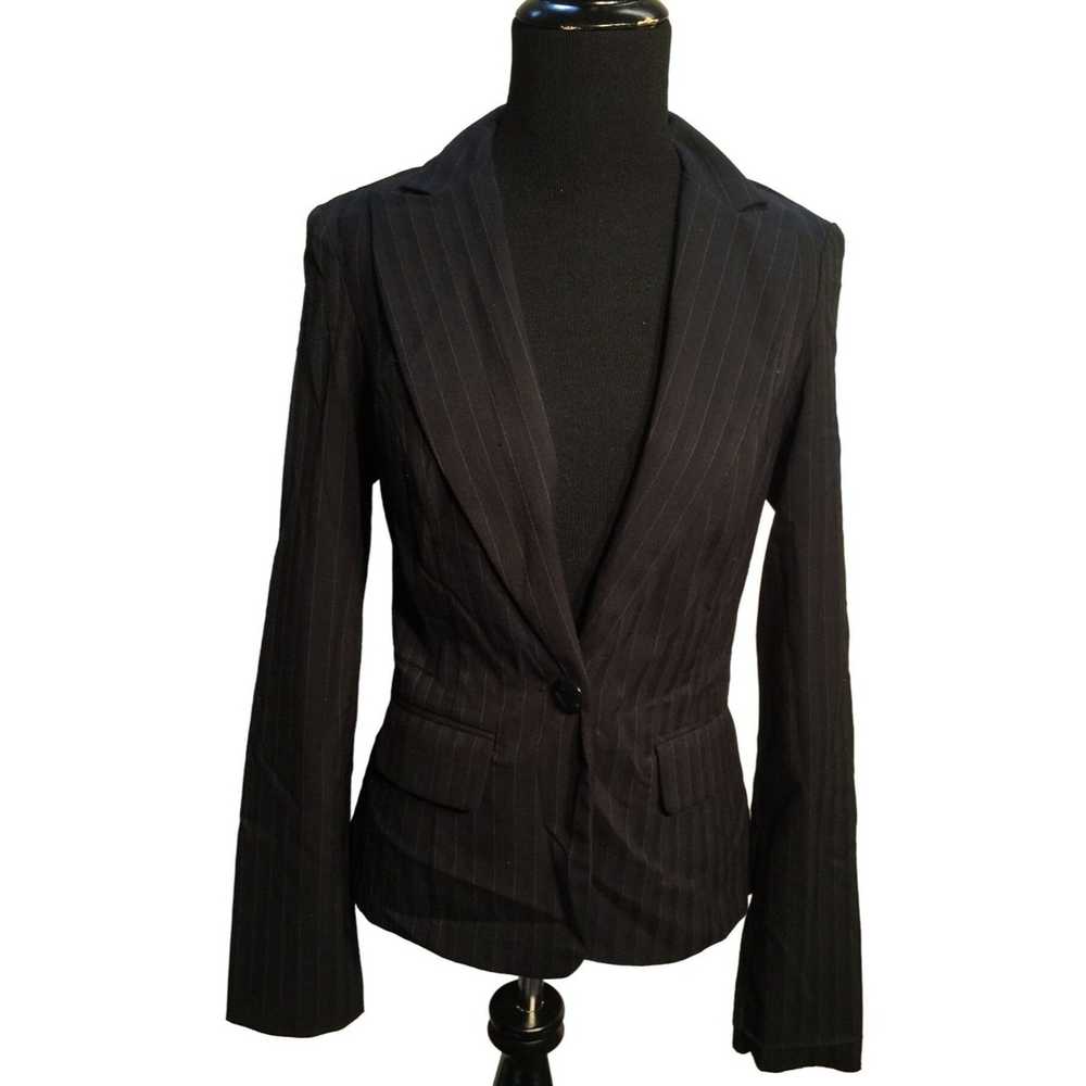 Other BCX Gray Pinstripe Double Breasted Blazer -… - image 5