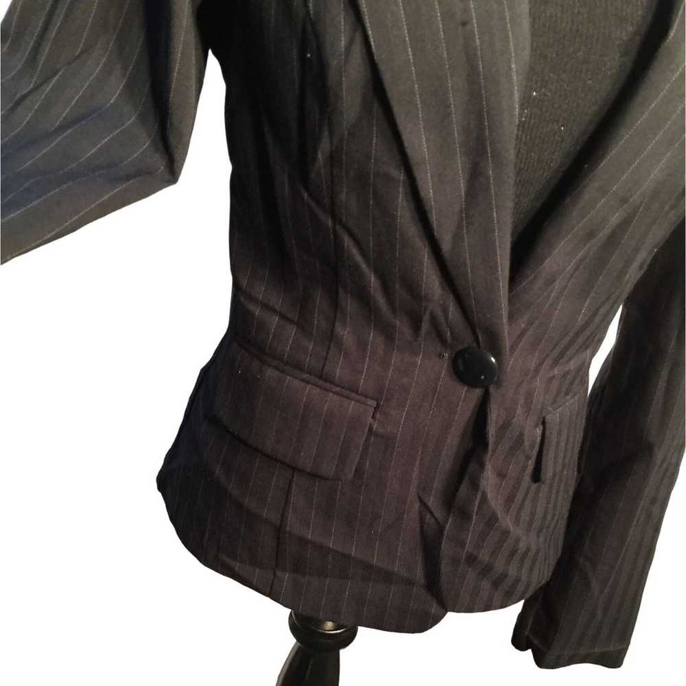 Other BCX Gray Pinstripe Double Breasted Blazer -… - image 8