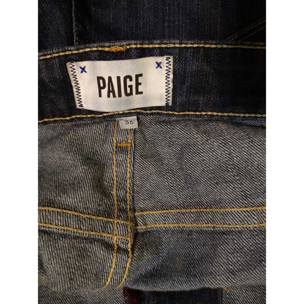 Paige Paige Normandie Straight Fit Denim Jeans Da… - image 7