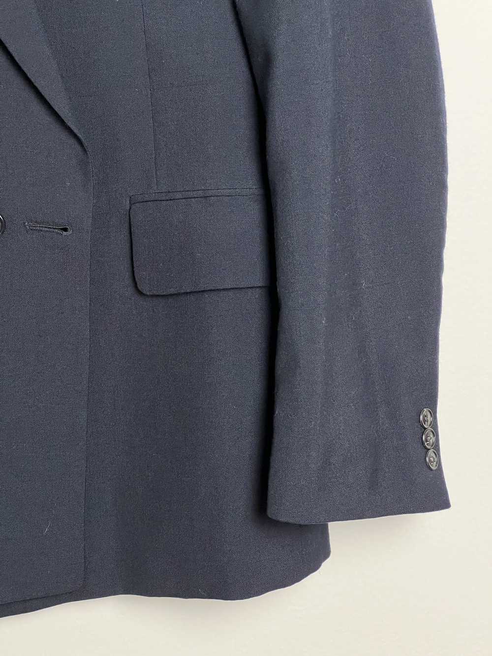 Vintage Navy Doubled Breasted Blazer - image 3