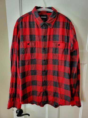 Bonobos Bonobos Red and Black Lumberjack Flannel