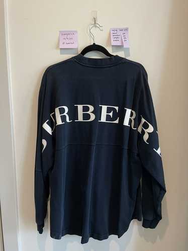 Burberry Logo Print Cotton Oversized Top