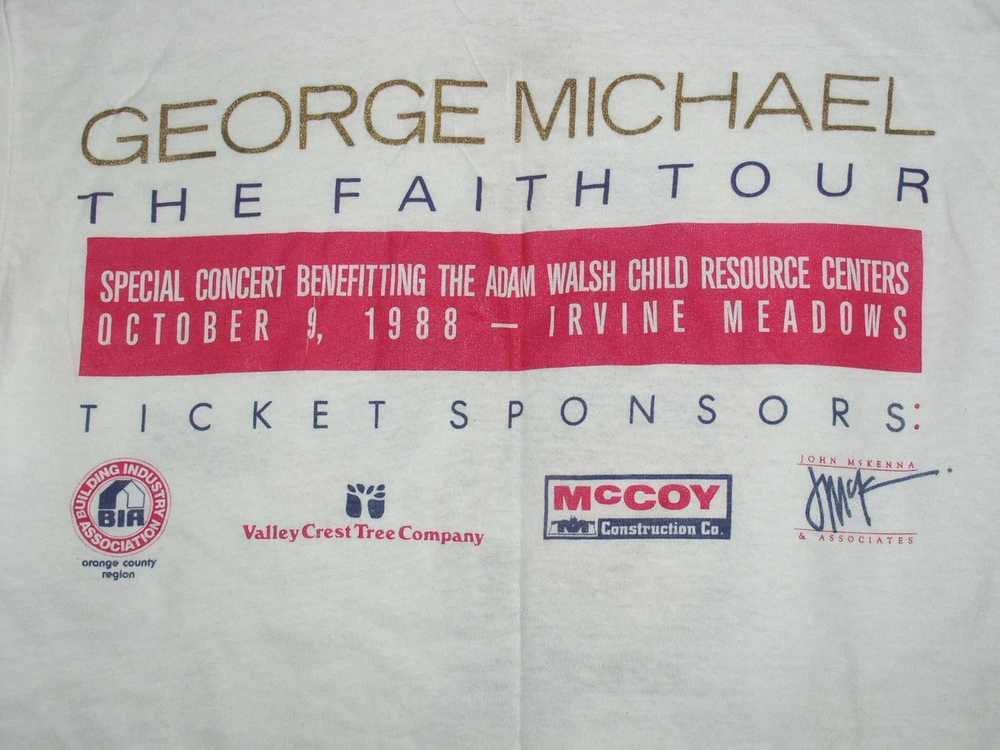 Hanes × Rock T Shirt × Very Rare George Michael C… - image 4