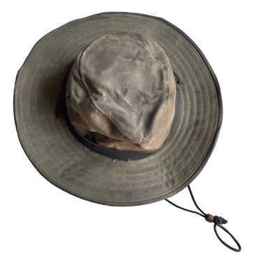 FILSON LONG BILL Fishing Hat 2 Tone Logo Tin Cloth $99.00 - PicClick