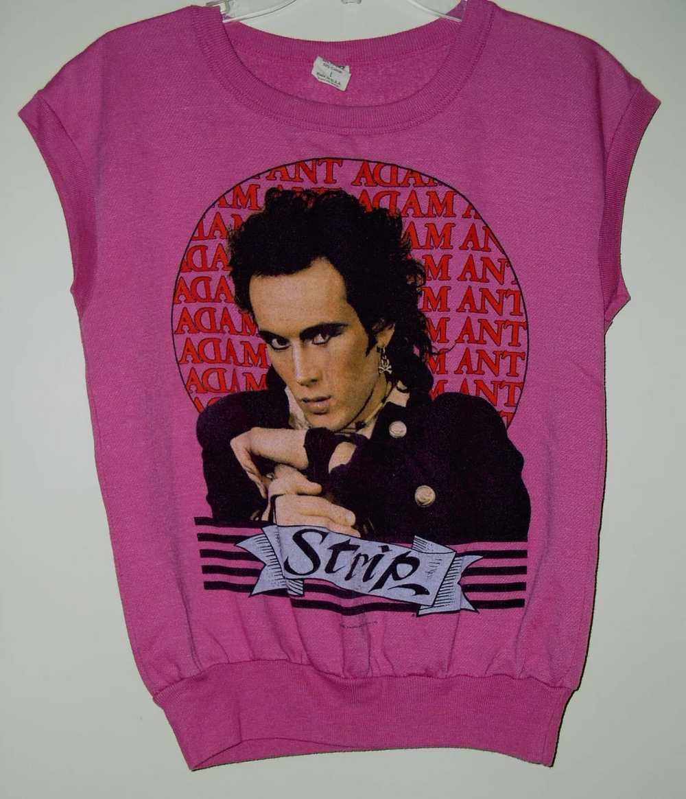 Band Tees × Made In Usa × Vintage ADAM ANT CONCER… - image 1
