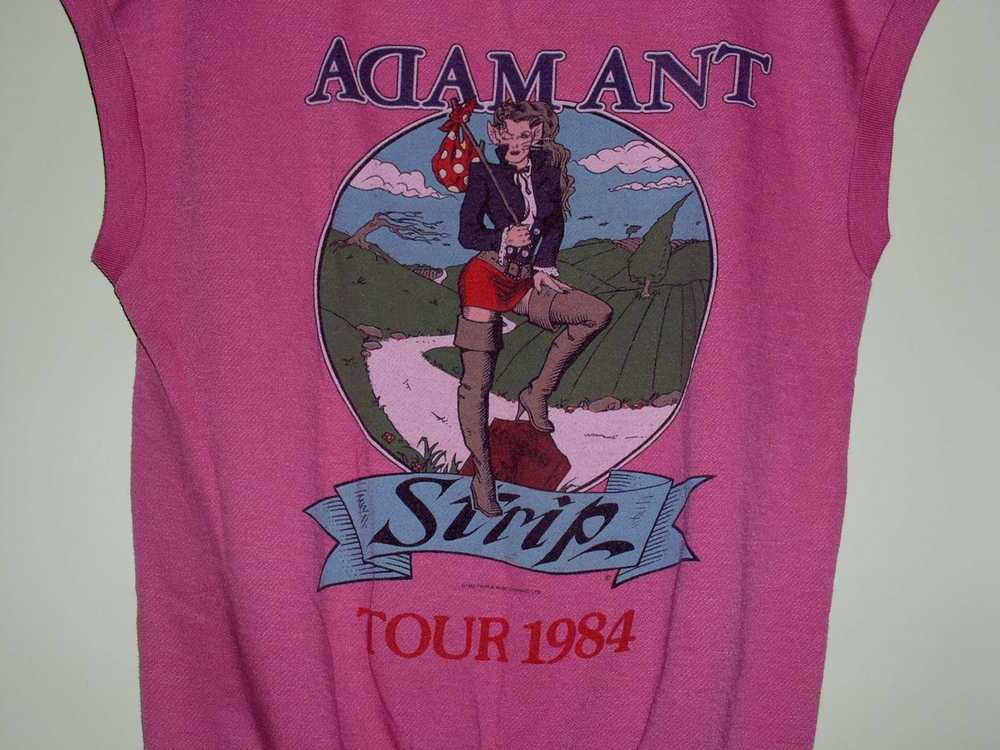 Band Tees × Made In Usa × Vintage ADAM ANT CONCER… - image 4