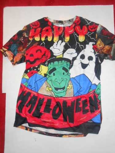 Vintage Vintage Halloween all over print t shirt
