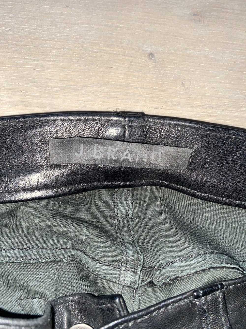 J Brand J Brand Quality Leather Jeans - image 3