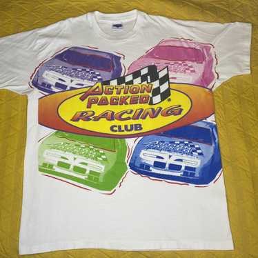 NASCAR Vintage 90s Sportees NASCAR Action Packed … - image 1