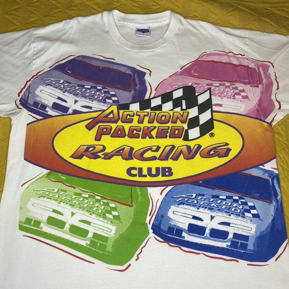 NASCAR Vintage 90s Sportees NASCAR Action Packed … - image 2