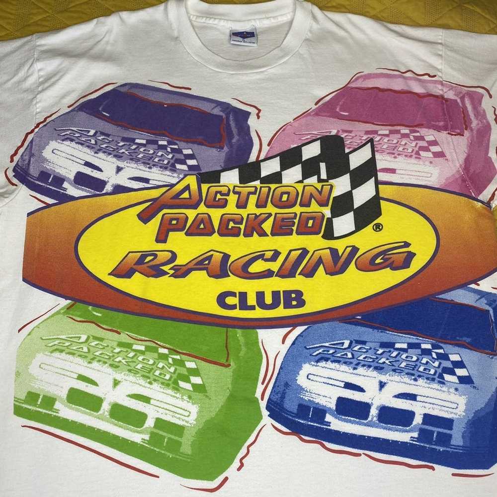 NASCAR Vintage 90s Sportees NASCAR Action Packed … - image 3