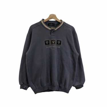 Vintage VALENTINO VASARI Big Logo Sweatshirt Sweater high quality Jumper Paris