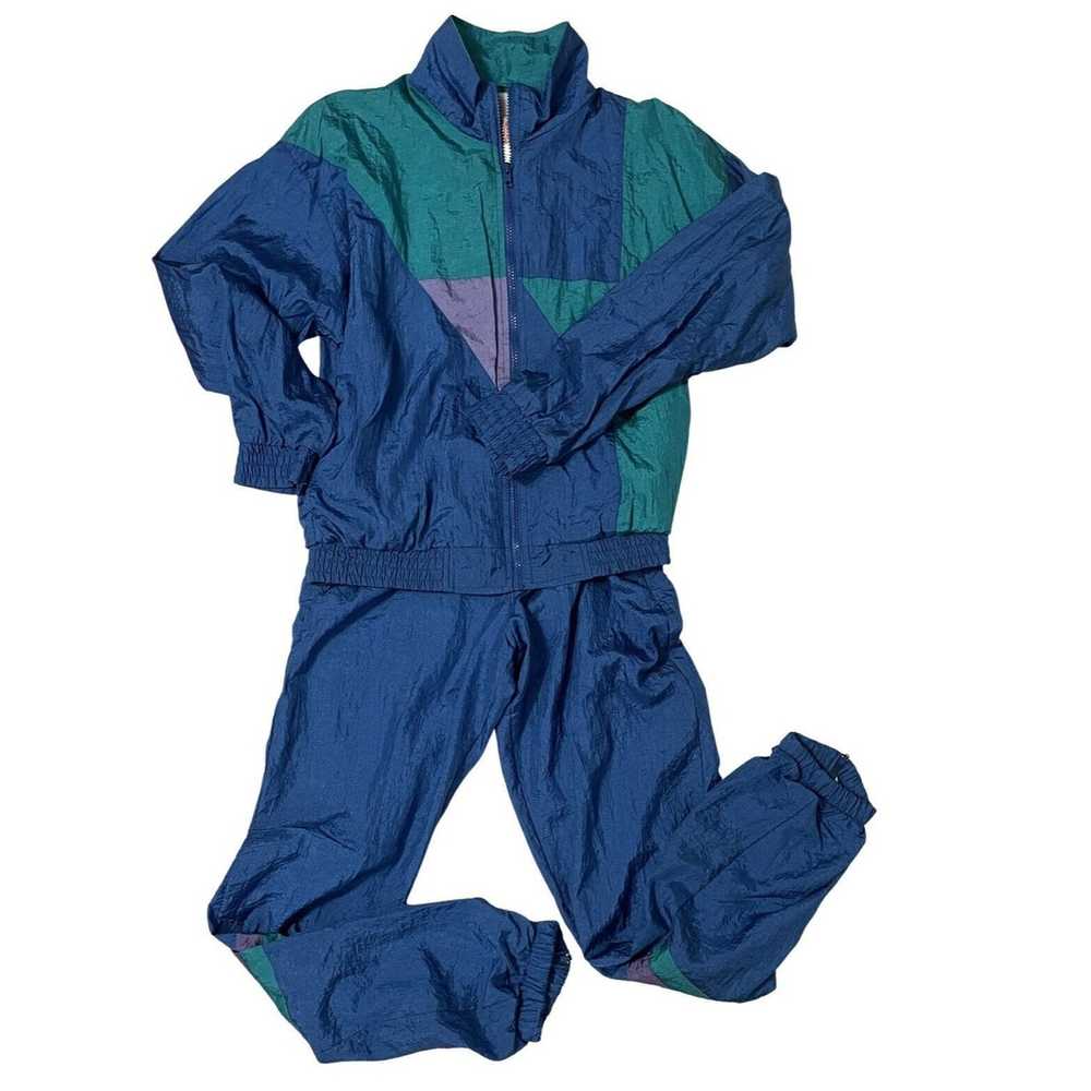 Vintage Vintages 80s Womens Windbreaker Track Suit Ja… - Gem