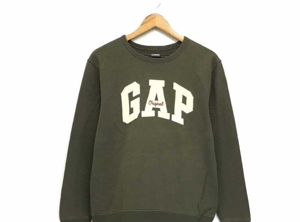 Gap GAP Crewneck Sweatshirt Embroidery Big Logo S… - image 2