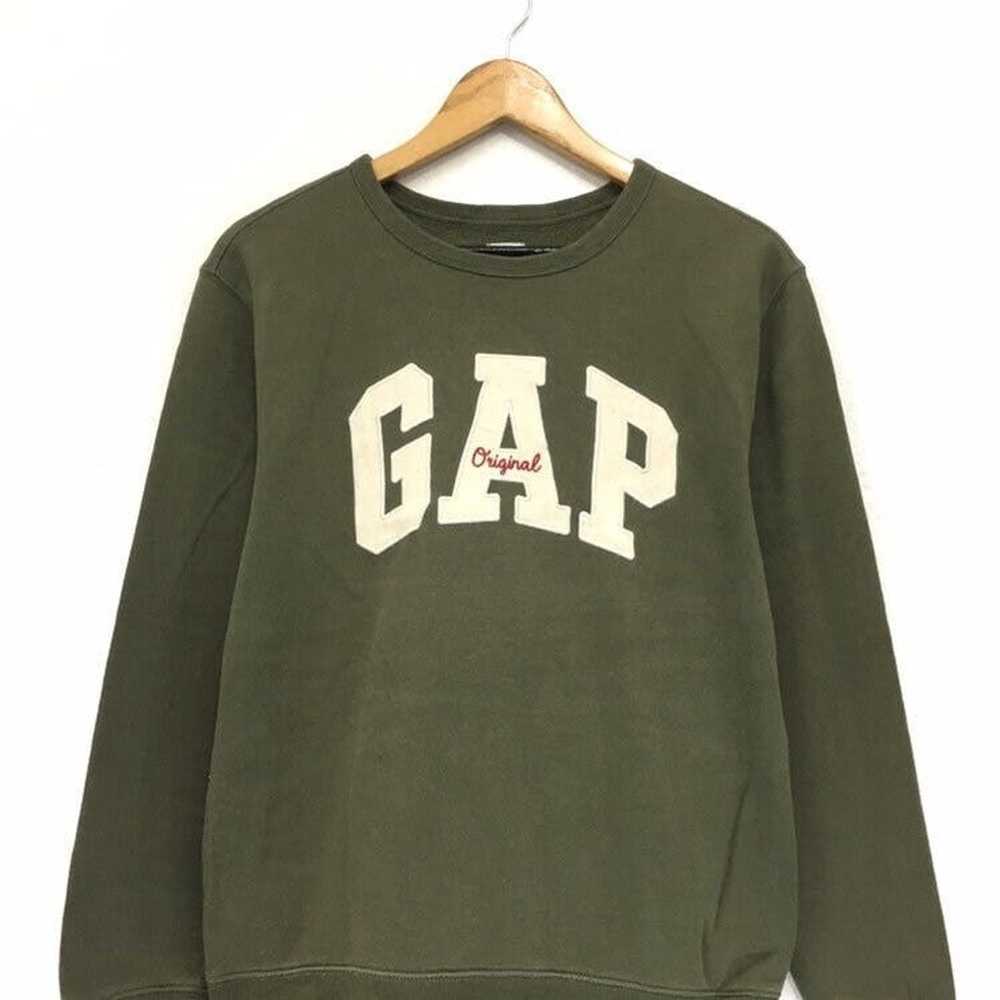 Gap GAP Crewneck Sweatshirt Embroidery Big Logo S… - image 3