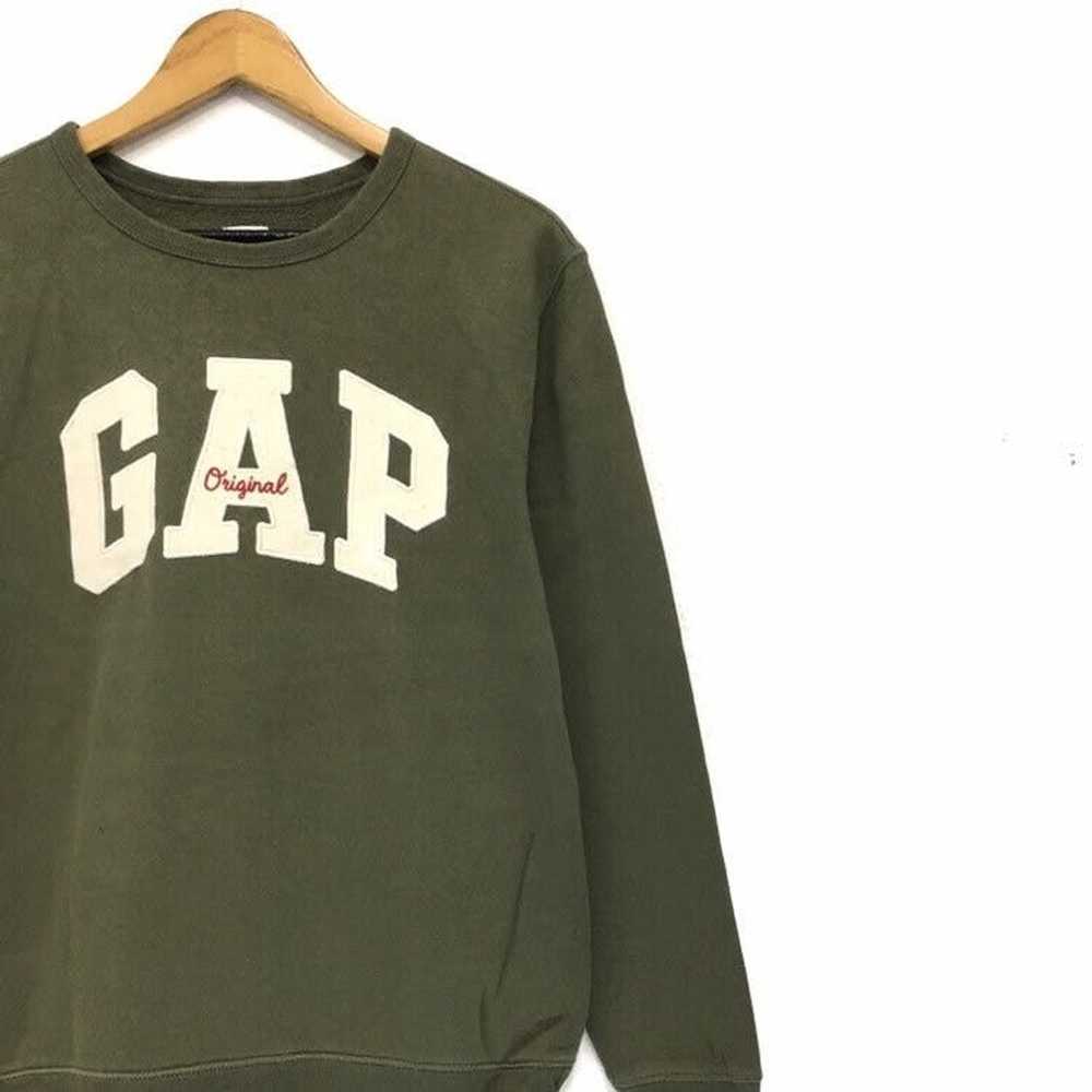 Gap GAP Crewneck Sweatshirt Embroidery Big Logo S… - image 4