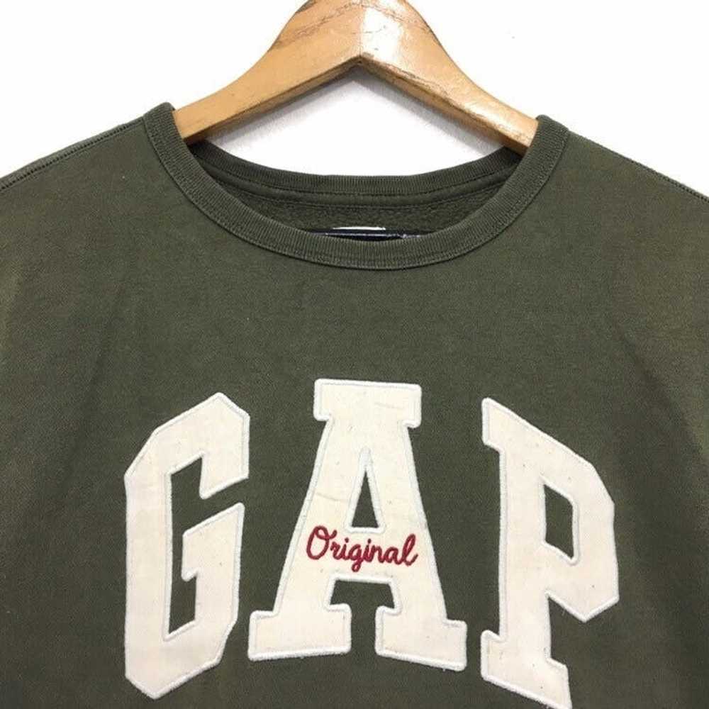 Gap GAP Crewneck Sweatshirt Embroidery Big Logo S… - image 5