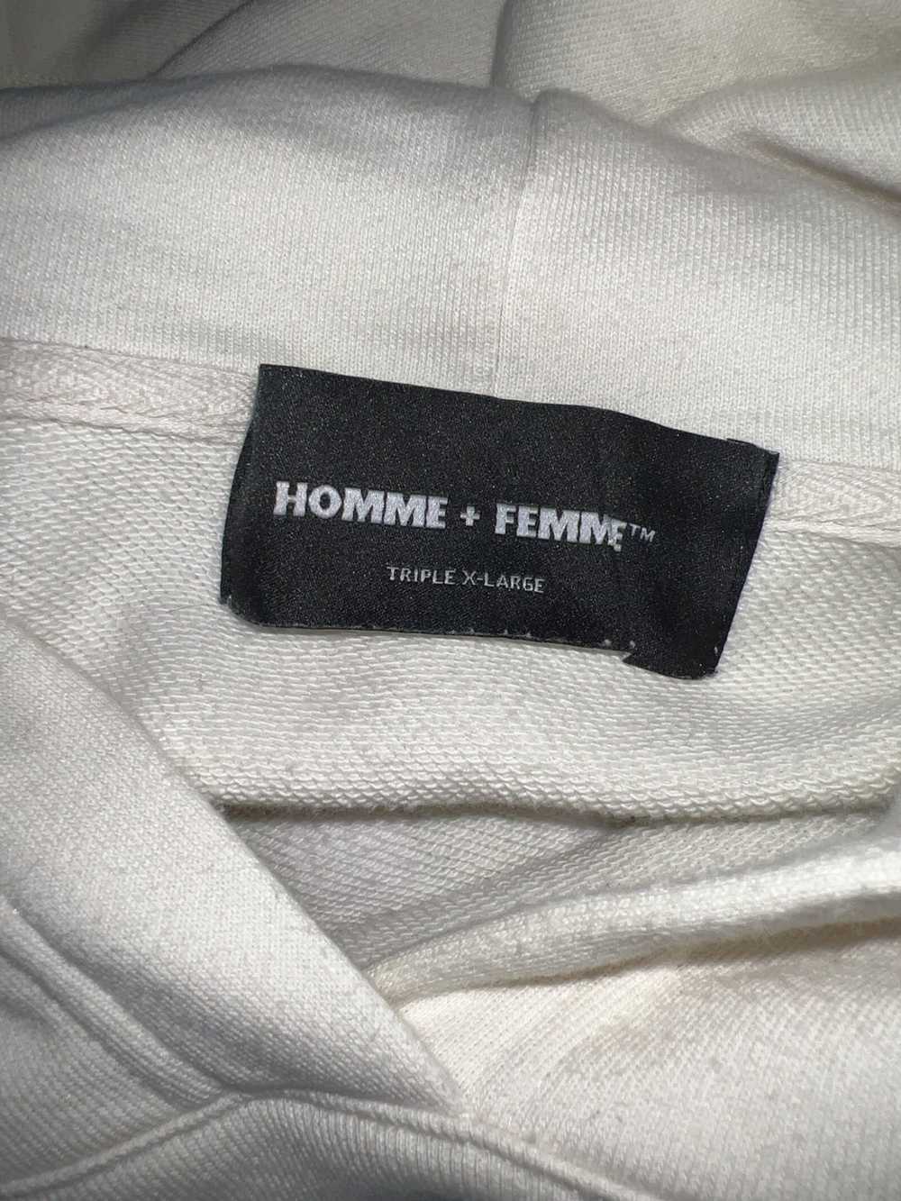 Homme + Femme La Homme Femme LA Logo Cream Blue P… - image 3