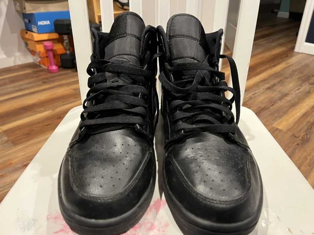 Jordan Brand × Nike All Black Mid AJ1 - image 3