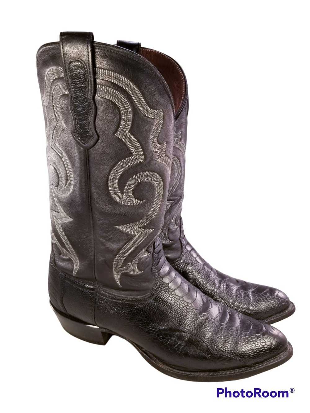 Nocona Boots EXOTIC OSTRICH LEG LEATHER WESTERN C… - image 1