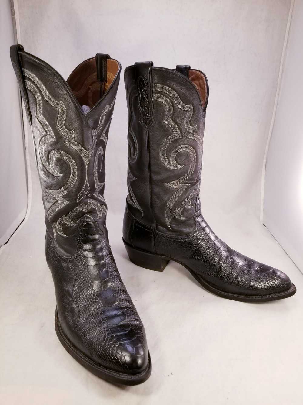 Nocona Boots EXOTIC OSTRICH LEG LEATHER WESTERN C… - image 3