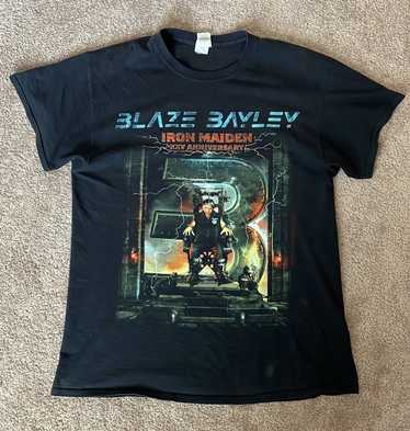 Iron Maiden × Rock T Shirt × Vintage BLAZE BAYLEY 