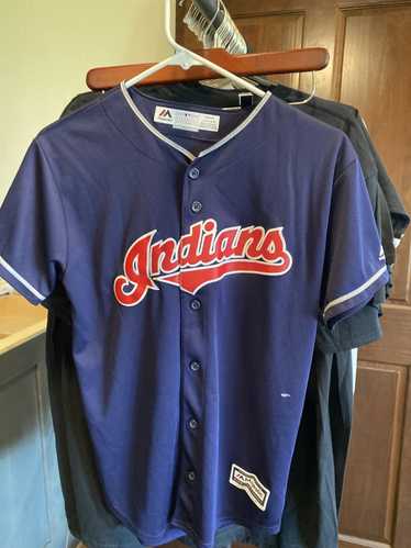 Majestic Francisco Lindor Cleveland Indians jersey