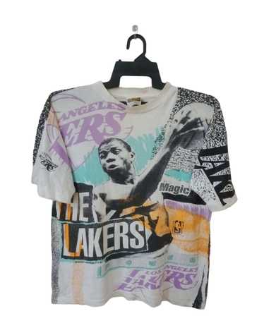 VINTAGE ADIDAS MAGIC JOHNSON LOS ANGELES LAKERS GRAPHIC TSHIRT. SIZE L for  Sale in Phoenix, AZ - OfferUp