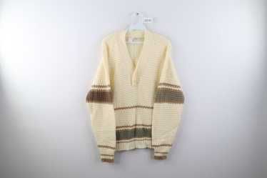 70s hand knit wool - Gem