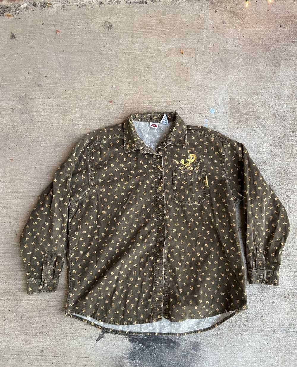 Vintage Vintage tweety bird long sleeve button up - image 1