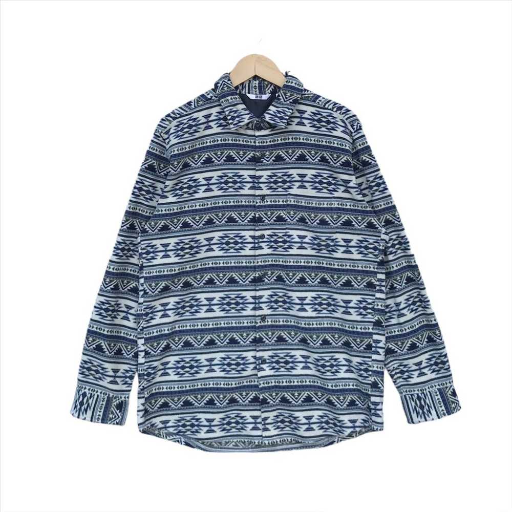 Aztech Mountain × Navajo × Uniqlo Uniqlo fleece n… - image 1