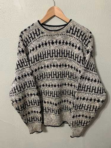 Coloured Cable Knit Sweater × Vintage Vintage Hatc