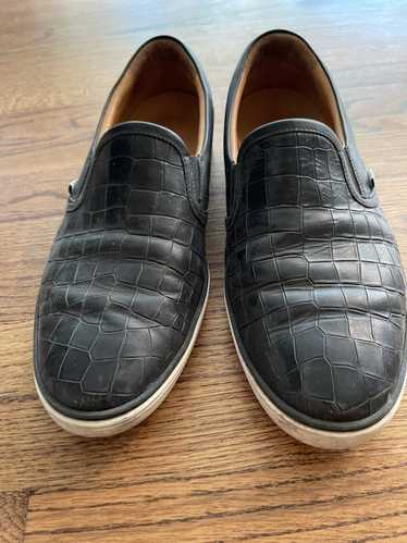 Jimmy Choo Jimmy Choo Embossed Leather Loafers