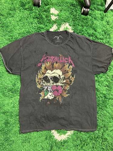 Metallica × Rock T Shirt × Vintage Vintage Distres
