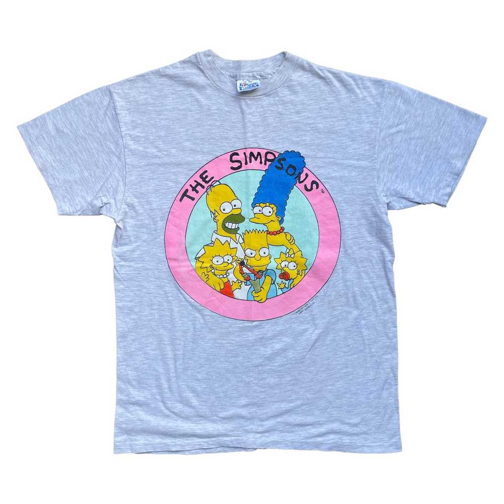 Hanes × Vintage Vintage 1991 The Simpsons T-shirt - image 1