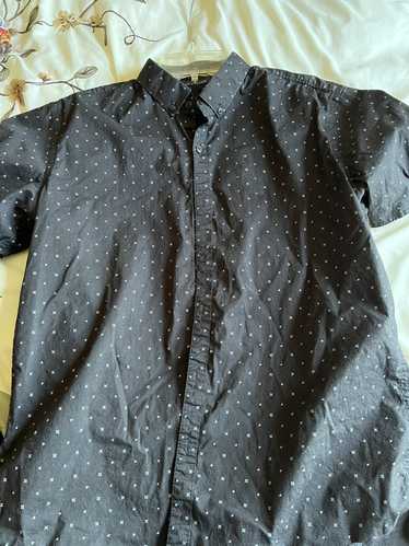 7 Diamonds Black Diamond Patterned Button Up from 