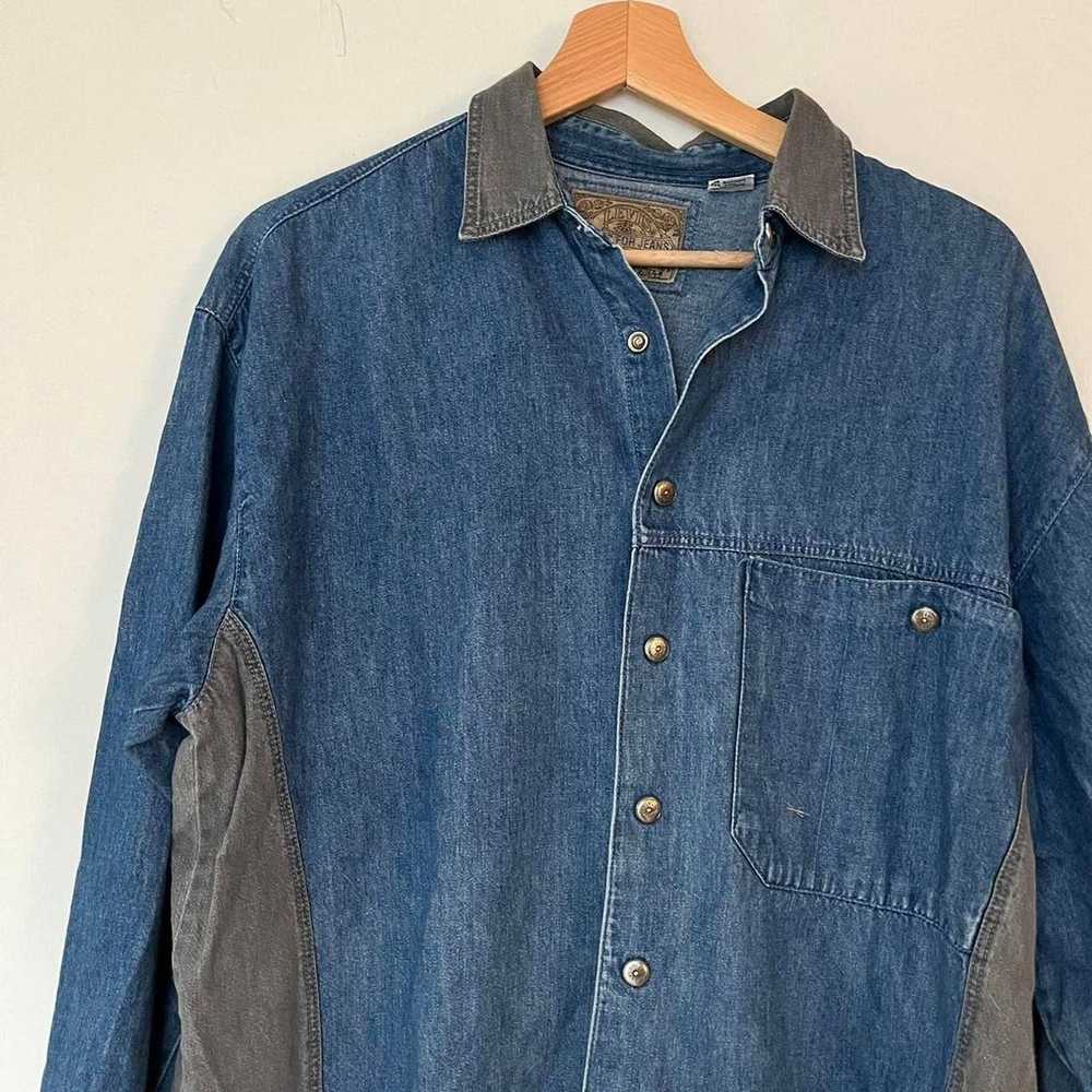 Levi S Vintage Levis Real Indigo Two Tone Denim Butto Gem