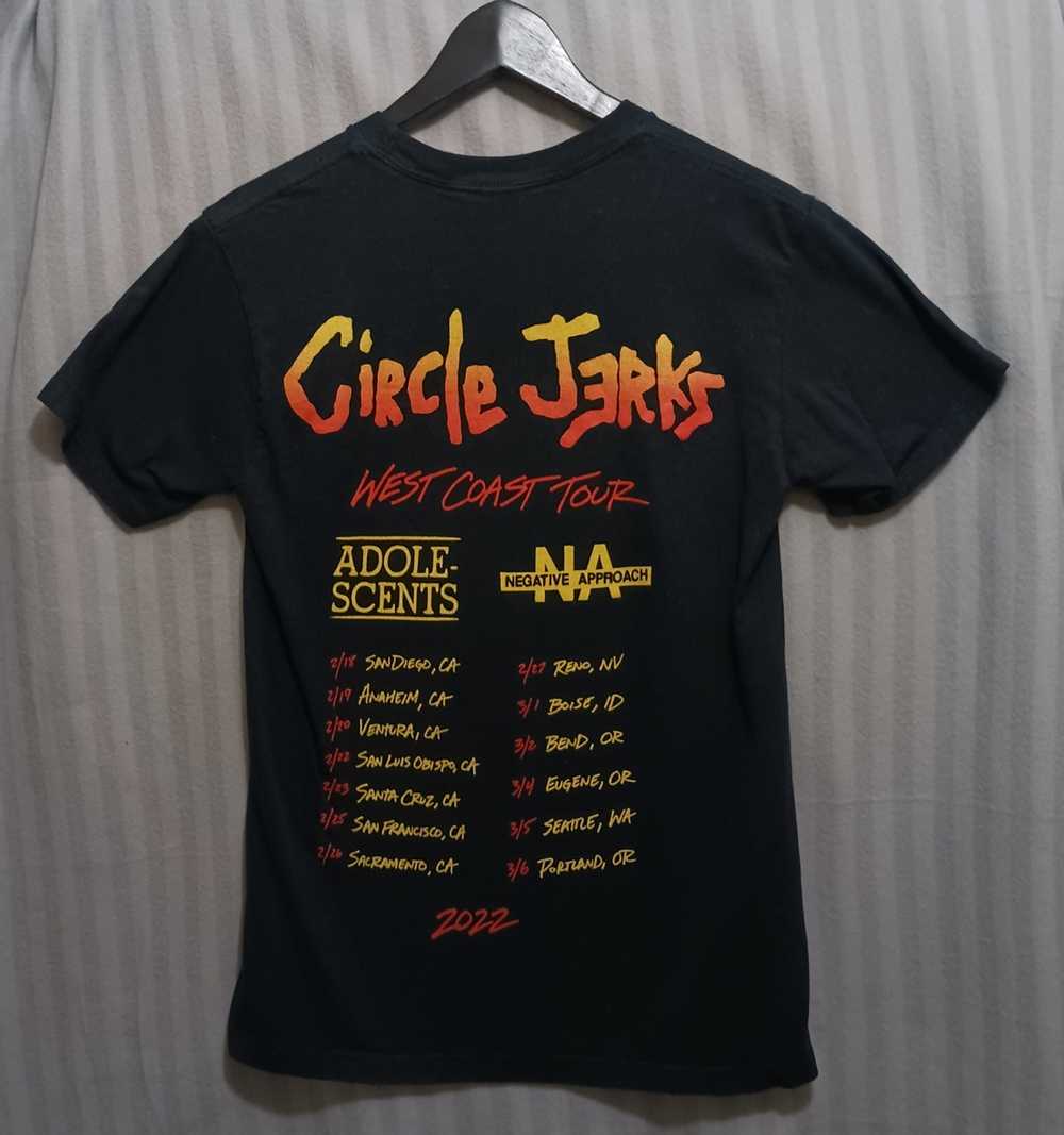 Band Tees × Gildan CIRCLE JERKS 2022 West Coast T… - image 2