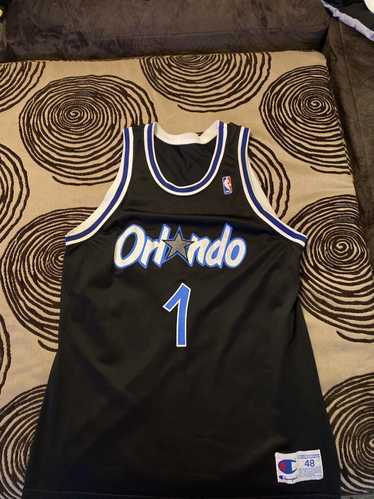 Vintage Orlando Magic Blank Champion Authentic Jersey Size 48 