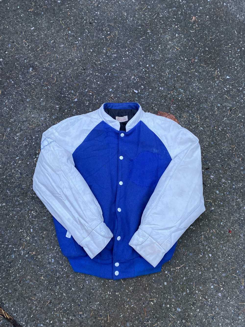 Collegiate × Varsity Jacket × Vintage Vintage Lea… - image 2