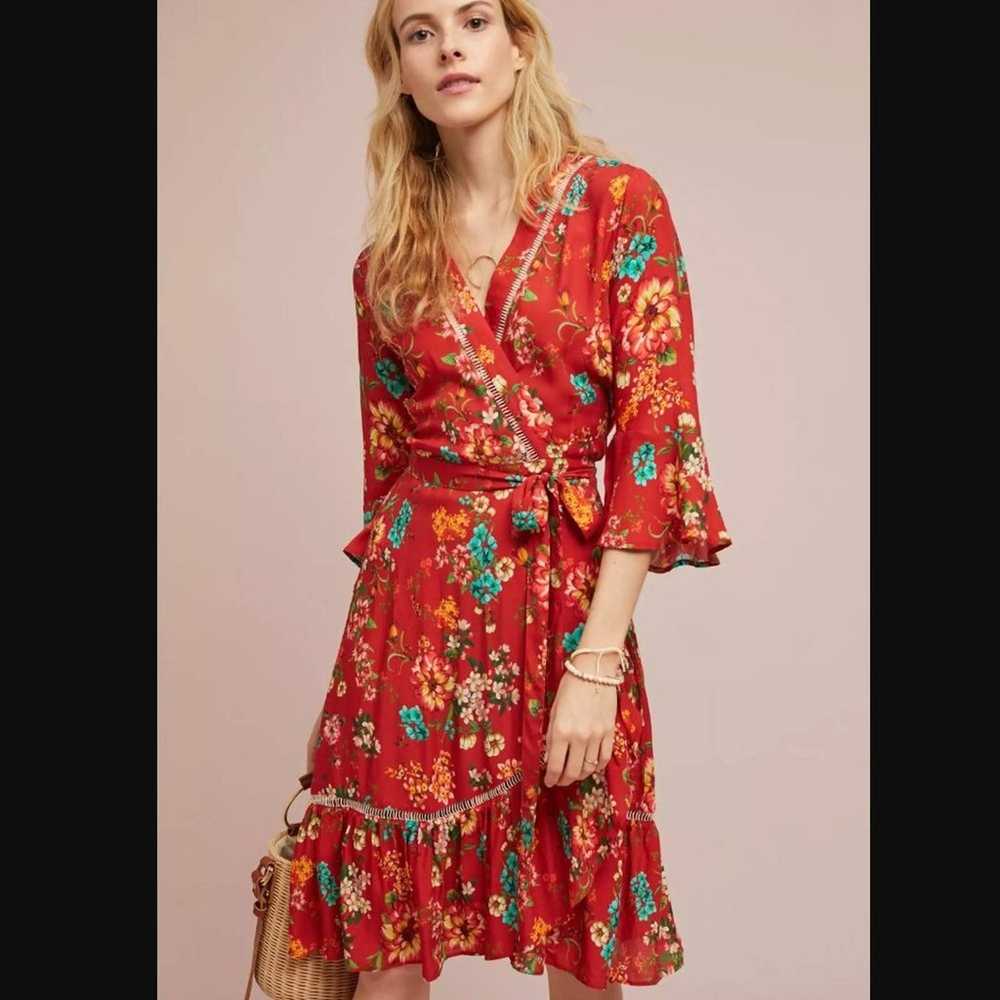 Farm Rio Farm Rio Kenzie Wrap Dress XS - image 1