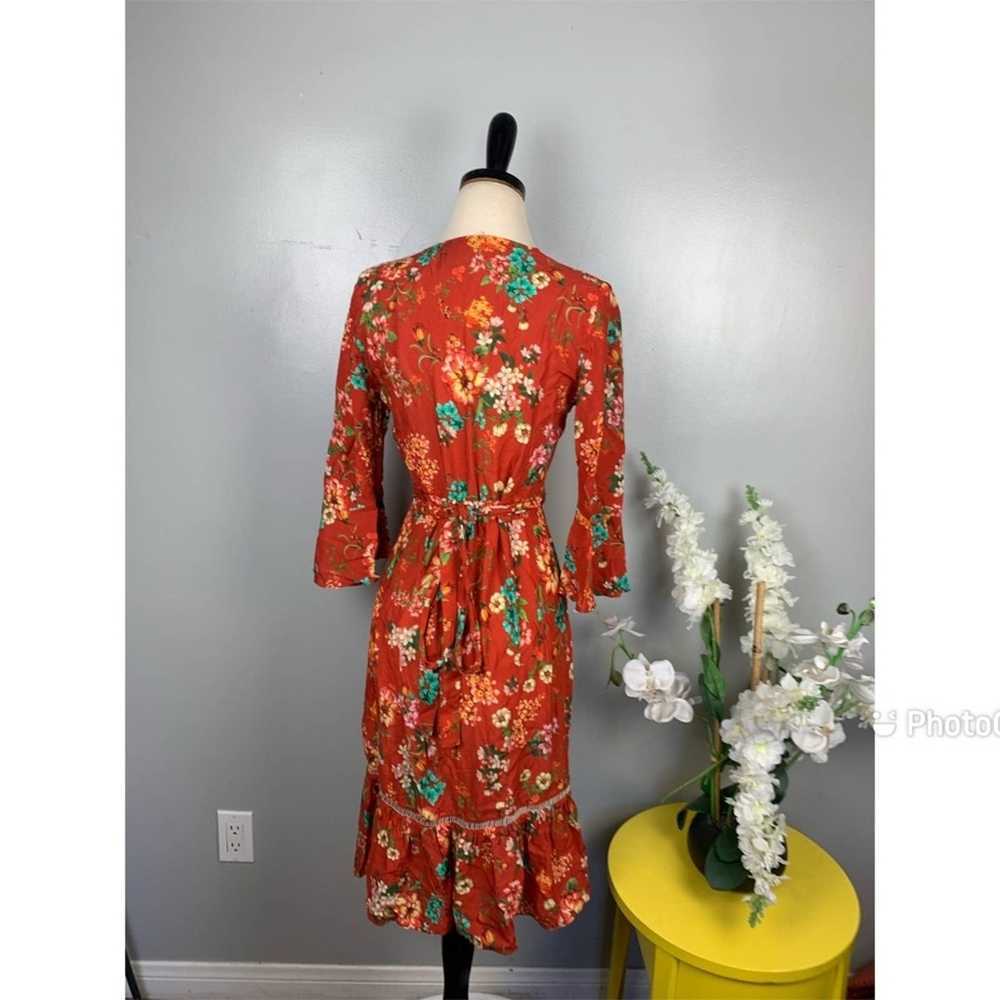 Farm Rio Farm Rio Kenzie Wrap Dress XS - image 5