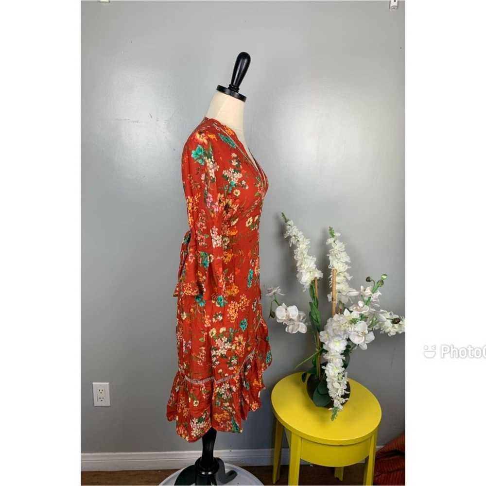 Farm Rio Farm Rio Kenzie Wrap Dress XS - image 8