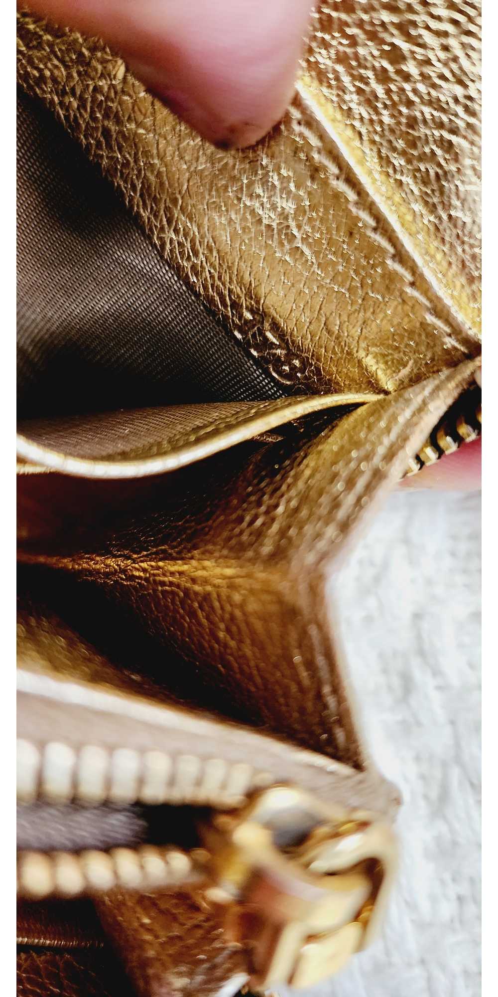 Prada Raffia Woven & Metallic Gold Leather Madras Frame Top Chain Bag