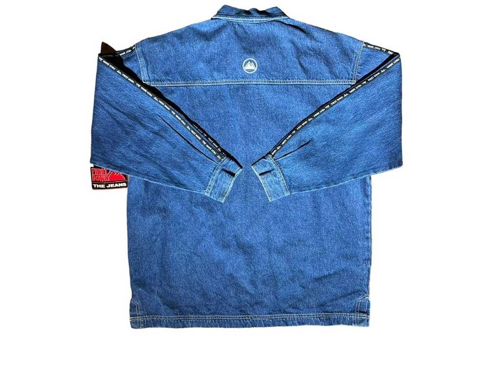 Vintage Vintage first down Jean jacket pull over … - image 2
