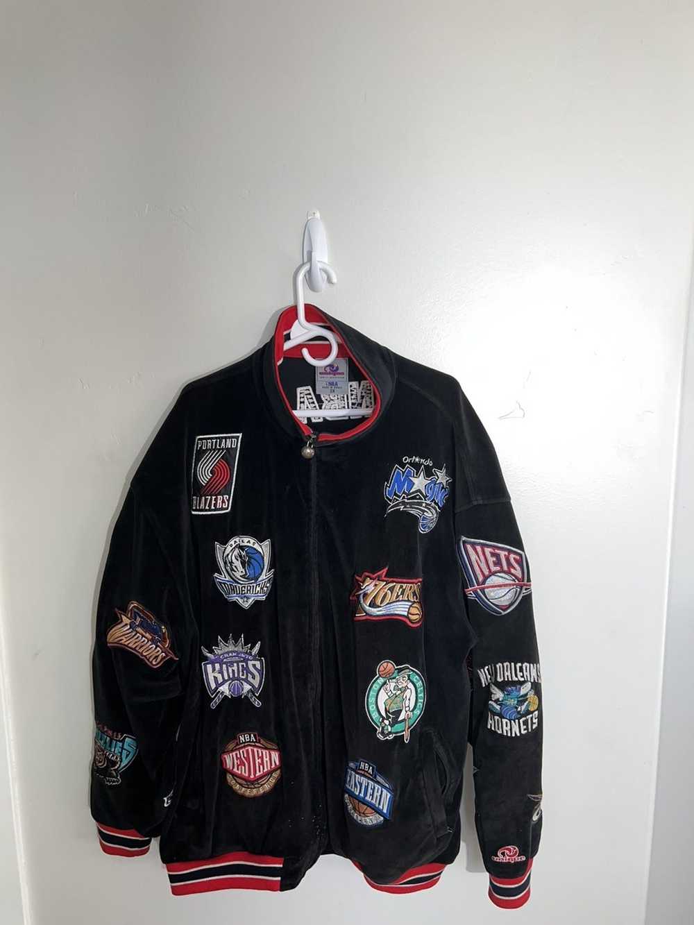 NBA × Pieces Uniques Vintage Patch Work NBA Jacket - image 1