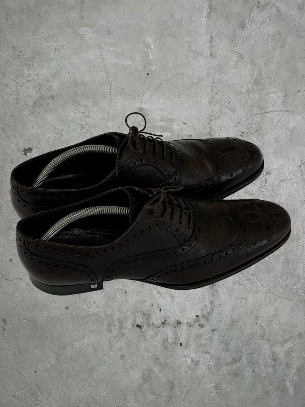 Louis Vuitton Louis Vuitton Detailed Leather Shoes - image 1