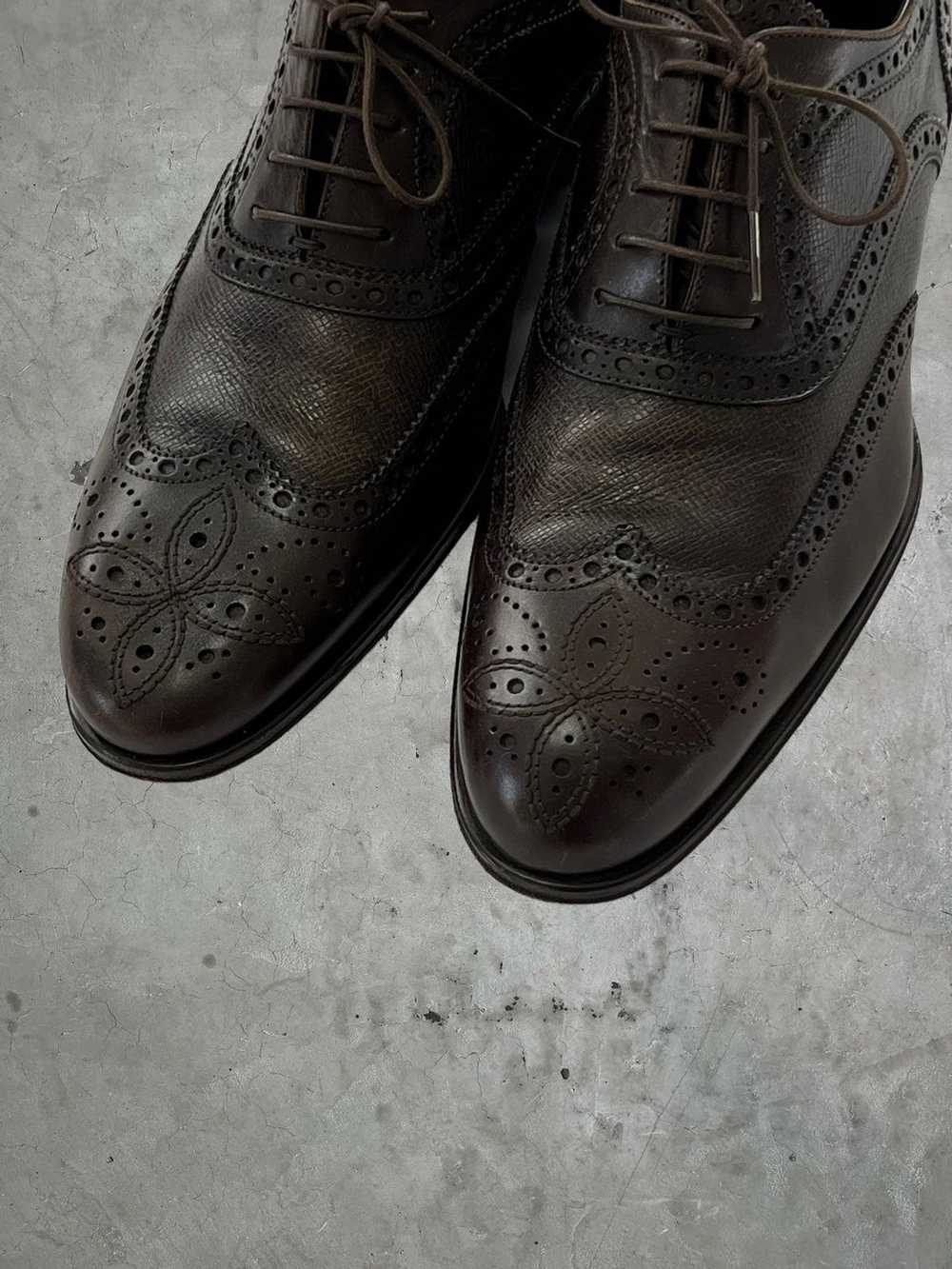 Louis Vuitton Louis Vuitton Detailed Leather Shoes - image 4