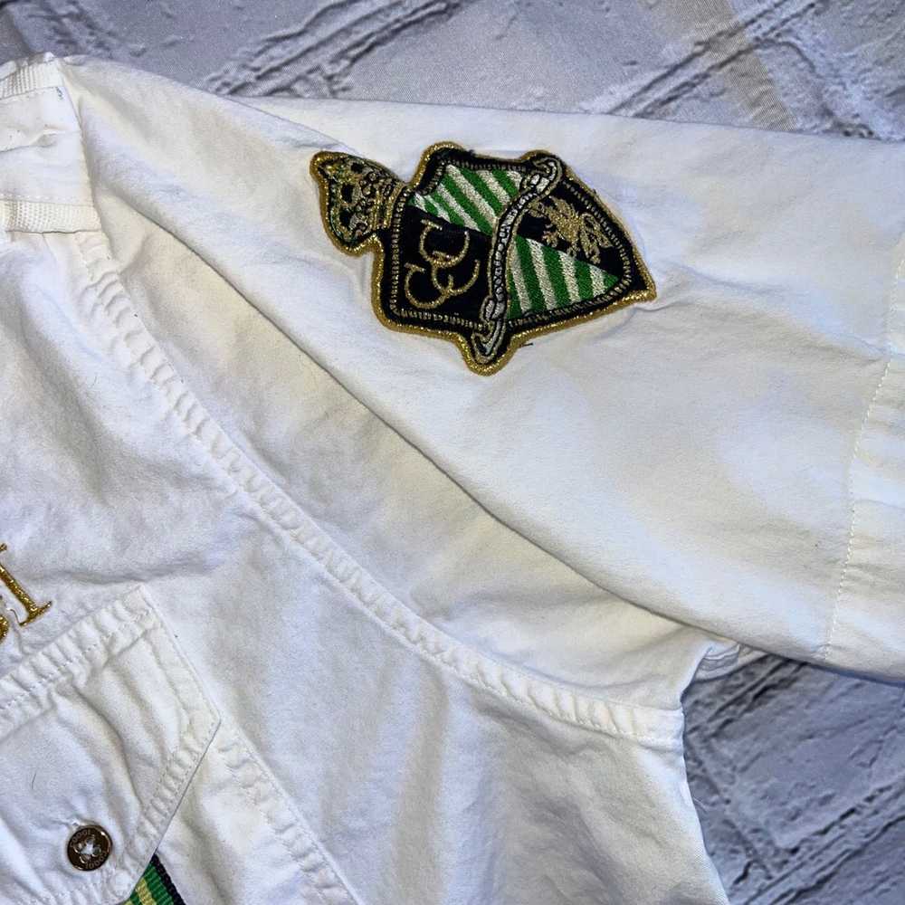 Coogi Coogi Large Mens Button Down Shirt White Ep… - image 3